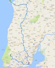 Route Lisbon - Sintra - Peniche