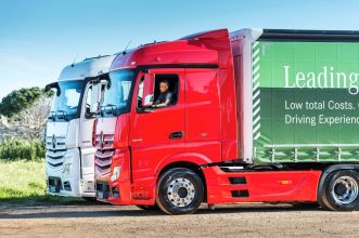 Fahrvergleich Mercedes-Benz Actros 1845