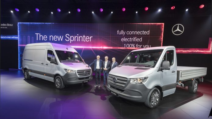 Weltpremiere Mercedes-Benz Sprinter, Duisburg 2018