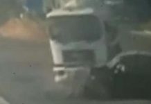 Βίντεο-ντοκουμέντο από τη σύγκρουση βυτιοφόρου με αυτοκίνητο στη Λ. Λαυρίου