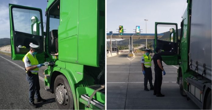 Έλεγχοι και πρόστιμα στην Ιόνια Οδό για ταχογράφους