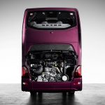 Setra S 531 DT TopClass 500, Exterieur, Viola Pyxis Met LB065, OM 471 mit 375 kW (510 PS), 12,8 L Hubraum, 8-Gang Mercedes PowerShift, Sideguard Assist, LED-Scheinwerfer, Länge/Breite/Höhe: 14.000/2.550/4.000 mm, Bestuhlung: 1/78. Setra S 531 DT TopClass 500, Exterior, Viola Pyxis Met LB065, OM 471 rated at 375 kW/510 hp, displacement 12.8 l, 8-speed Mercedes PowerShift transmission, Sideguard Assist, LED Headlamps, length/width/height: 14000/2550/4000 mm, seating: 1/78.