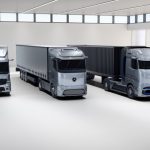 Mercedes-Benz eActros, Mercedes-Benz eActros LongHaul und Mercedes-Benz GenH2 TruckMercedes-Benz eActros, Mercedes-Benz eActros LongHaul and Mercedes-Benz GenH2 Truck