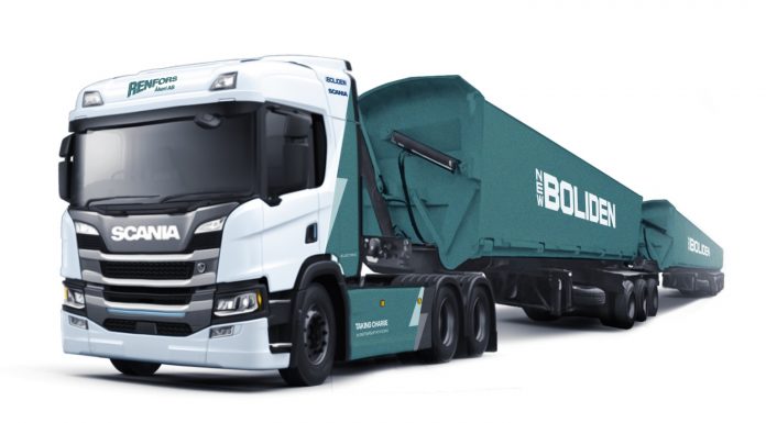 Βαρέων βαρών ηλεκτρικό φορτηγό Scania!