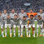 TURIN, ITALY - MAY 16: Juventus team line up prior to the Serie A match between Juventus and SS Lazio at Allianz Stadium on May 16, 2022 in Turin, Italy. (Photo by Daniele Badolato - Juventus FC/Juventus FC via Getty Images )