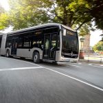 eMobility Days 2022 in Mannheim: Daimler Buses präsentiert seine Elektrifizierungs-Strategie vom Stadtbus bis zum Reisebus. Auf dem Bild: Mercedes-Benz eCitaro G mit vollelektrischem Antrieb. // eMobility Days 2022 in Mannheim/Germany: Daimler Buses presents its electrification strategy from city buses to coaches. In the picture: Mercedes-Benz eCitaro G with all-electric drive.
