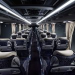 Setra Reisebusse 2022, Setra TopClass 516 HDH, Interieur, brokat gold, OM 471 mit 375 kW (510 PS), 12,8 L Hubraum, 8-Gang Mercedes PowerShift 3, Cockpit Comfort Plus, Active Brake Assist 5, Predictive Powertrain Control, Active Drive Assist 2, Driver Score, Spur-Assistant, Sideguard Assist, 360 Grad Kamera, LED-Scheinwerfer, Länge/Breite/Höhe: 13.325/2.550/3.880 mm, Bestuhlung: 1/48  Setra coach 2022, Setra TopClass 516 HDH, Interior, brocade gold, OM 471 rated at 375 kW/510 hp, displacement 12.8 l, 8-speed Mercedes PowerShift, Active Brake Assist 5, Predictive Powertrain Control,Active Drive Assist 2, Driver Score, Lane Assist, Sideguard Assist, 360 degrees camera, LED headlamps, length/width/height: 13325/2550/3880 mm, seating: 1/48.