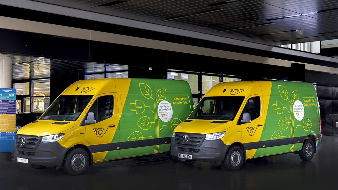 Mercedes-Benz eSprinter: Pilotprojekt mit der Österreichischen Post zu moderner Feinstaub-Filtertechnik liefert erste Ergebnisse Mercedes-Benz eSprinter: pilot project with Austrian Post to test state-of-the-art fine particle filter technology delivers first results